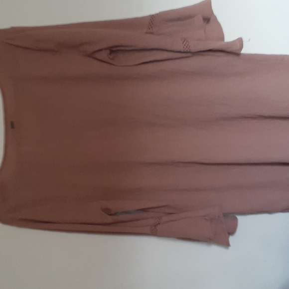 O'Neill Saltwater Solids Long Sleeve Coverup Dress - Picture 8 of 9